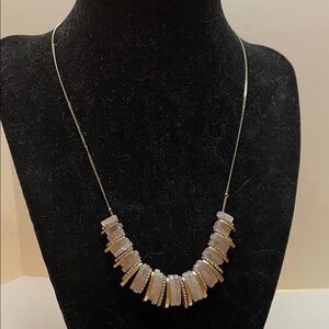 Elegant Gold and Pink Necklace